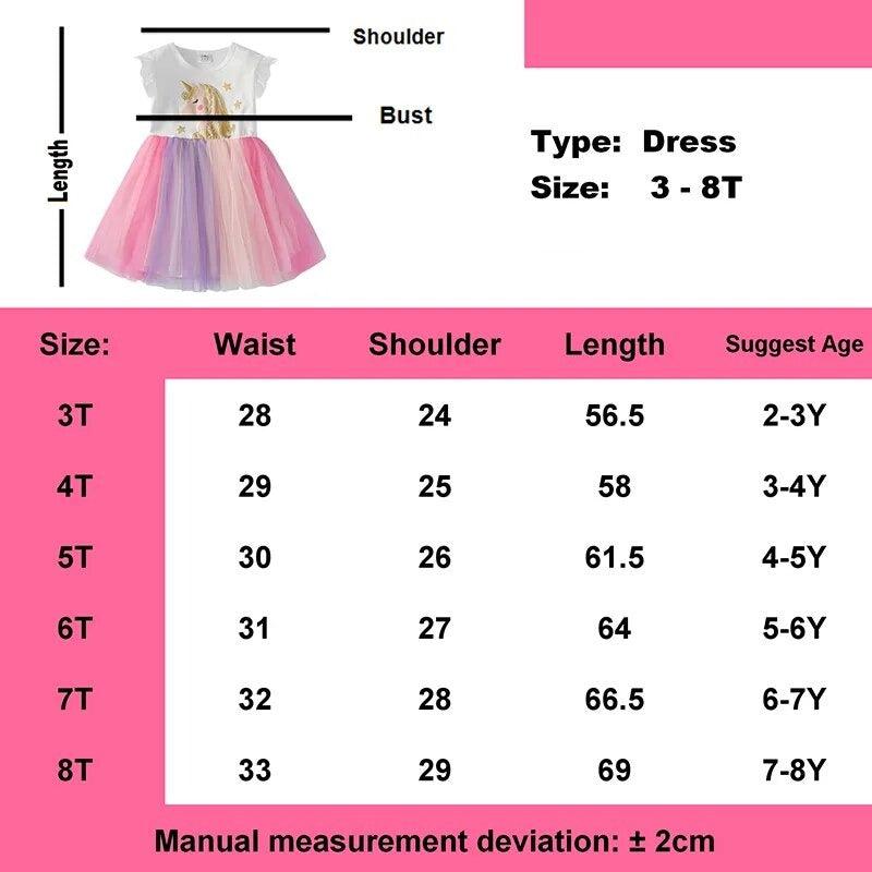 Toddler & Girls Birthday Princess Party Dresses