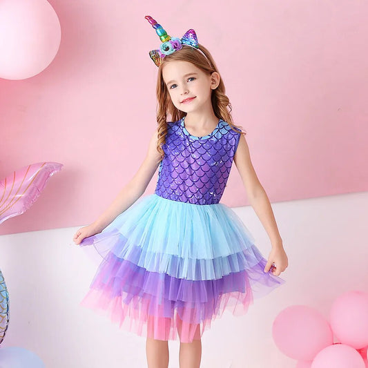 Girls Mermaid Party Dresses