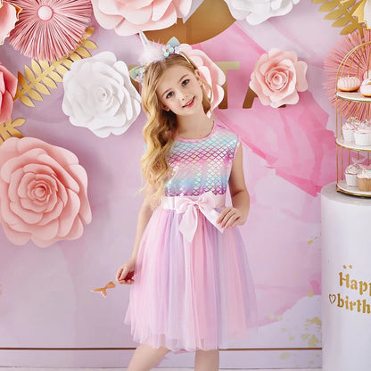 Girls Mermaid Party Dresses