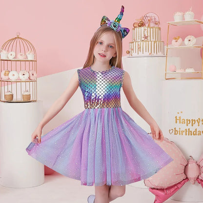 Girls Mermaid Party Dresses